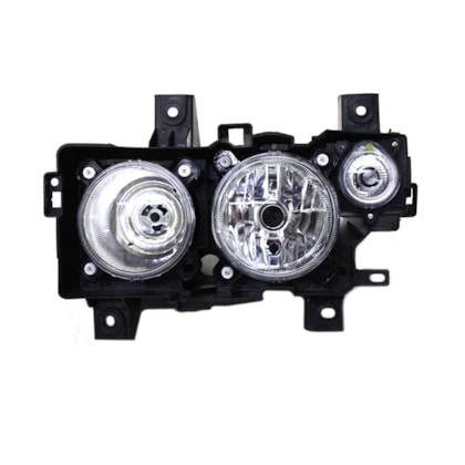 PRADOLUX | PL70609222 | FAROL DUPLO REDONDO LE (SEM CHICOTE/SOQUETE) MB ATEGO (2013..) (H7/H1)