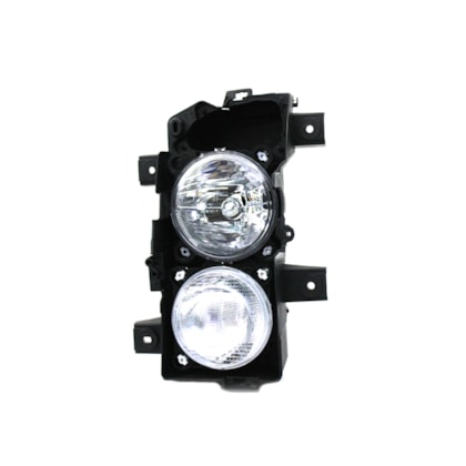 PRADOLUX | PL70620122 | FAROL DUPLO REDONDO LD (SEM CHICOTE/SOQUETE) MB ATEGO (2024...) (H7/H1) (SEM LANTERNA PISCA/SETA)