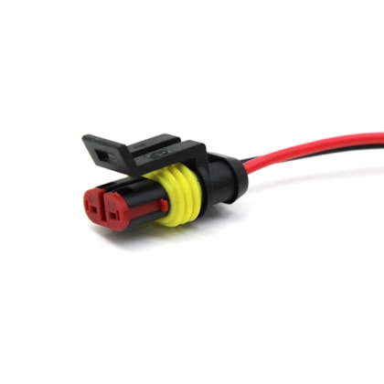 PRADOLUX | PL99461700 | CHICOTE COM CONECTOR 2 VIAS PARA LANTERNA LATERAL VW | BOMBA COMBUSTIVEL (REPARO RAPIDO)