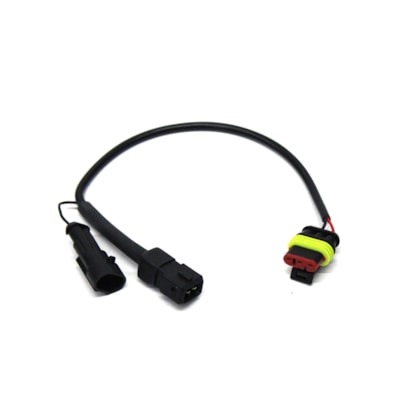 PRADOLUX | PL99810000 | CHICOTE COMPLETO COM CONECTOR 3 VIAS PARA LANTERNA PISCA/SETA FRONTAL VW (MODELO ADAPTACAO ANTIGO PARA MODERNO)