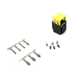 RAINHA DAS SETE | ETE4659 | CONECTOR/SOQUETE/CHICOTE 7 VIAS LANTERNA TRASEIRA MB ACCELO/ACTROS/AXOR/ATEGO (REPARO RAPIDO)