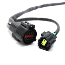 RAINHA DAS SETE | ETE5140 | CHICOTE FAROL DUPLO REDONDO FORD CARGO (COMPLETO PARA 1 FAROL)