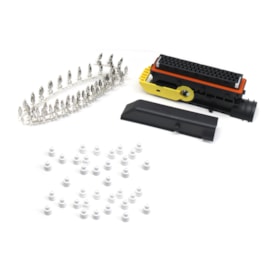 RAINHA DAS SETE | ETE5156 | KIT CONECTOR E TERMINAL 55 VIAS REPARO CHICOTE MODULO PLD MB AXOR/ACTROS MB ONIBUS