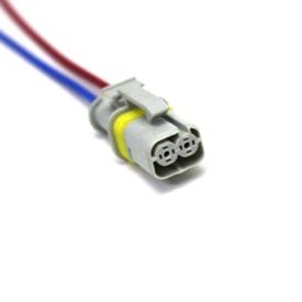 RAINHA DAS SETE | ETE5370 | CHICOTE CONECTOR/PLUG 2 VIAS PARA SENSOR/INTERRUPTOR TEMPERATURA AR GAS ESCAPE VW MOTOR MAN EURO 5 (REPARO RAPIDO)