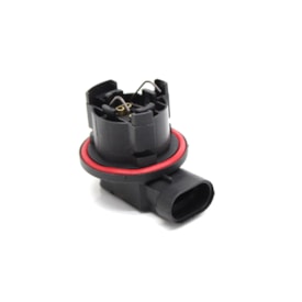 RAINHA DAS SETE | ETE7491 | SOQUETE/CONECTOR FAROL DUPLO REDONDO FORD CARGO (2006 A 2011) | MB ACCELO TIPO CACHIMBO | FAROL REDONDO ALTO/BAIXO FORD CARGO NOVO PANDA (PARA LAMPADA H7)