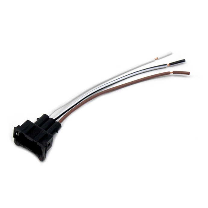RAINHA DAS SETE | ETE7685 | CHICOTE COM CONECTOR 3 VIAS PARA SOQUETE PARA LAMPADA 2 POLOS 1034/1176 PARA LANTERNA PISCA/SETA MB ACCELO (REPARO RAPIDO) (USE SOQUETE ETE7489)-259300cd-5248-4884-9573-f1469d495cee