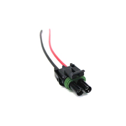RAINHA DAS SETE | ETE7707 | CONECTOR/PLUG COM FIO 1,6MM 2 VIAS PARA CHICOTE INJECAO (REPARO RAPIDO)