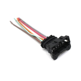 RAINHA DAS SETE | ETE7881 | CONECTOR/PLUG COM FIO 2,8MM 5 VIAS PARA CHICOTE LANTERNA TRASEIRA TRICOLOR FORD/MB (REPARO RAPIDO)