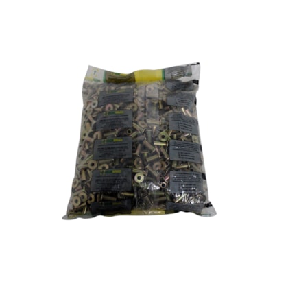 REBIBRAS | MS1016M | REBITE LONA 8X20 FERRO BICROMATIZADO TUBULAR (PARA LONAS MB177/MB182/MB183/MB184/MB185/MB185/MB188/MB190/MB191/MP410/MP411) (PACOTE COM 1000)