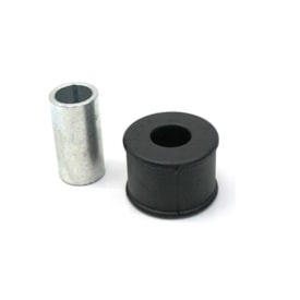 REI COXINS | R1275 | BUCHA INFERIOR/SUPERIOR OLHAL AMORTECEDOR VW CONSTELLATION/WORKER (COM TUBO) (24,30X57X25MM) (MEDIDAS DO TUBO METAL 24,30X31,80X62MM)