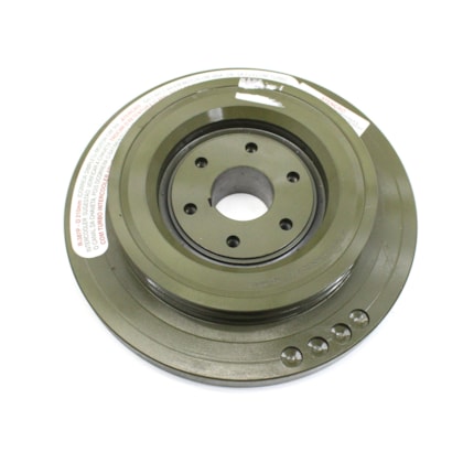 REI COXINS | R387P | POLIA DUPLA (2 CANAIS) ANTIVIBRADORA VIRABREQUIM MB 1214/1418/1618/2318 MOTOR OM366/OM366A