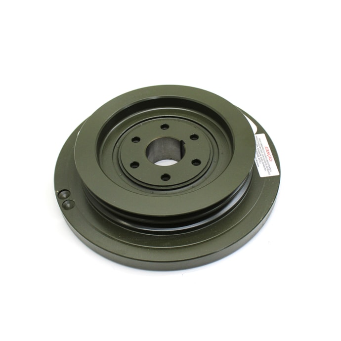 REI COXINS | R388AP | POLIA DUPLA (2 CANAIS) ANTIVIBRADORA VIRABREQUIM MB 1620/1621 MOTOR OM366LA (PARA CORREIA DUPLA)-bb4e4d16-6753-48a2-b996-012fb3ae3705