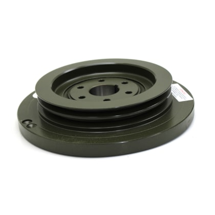 REI COXINS | R388AP | POLIA DUPLA (2 CANAIS) ANTIVIBRADORA VIRABREQUIM MB 1620/1621 MOTOR OM366LA (PARA CORREIA DUPLA)