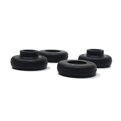 REI COXINS | R636 | JG BUCHAS SUPERIOR/INFERIOR BARRA ESTABILIZADORA DIANTEIRA VW CAMINHAO/ONIBUS (SEM TUBO METAL)