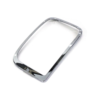 RESERPLASTIC | 000453 | ARO/MOLDURA CROMADA FAROL DUPLO RETANGULAR LE MB AXOR (2005 A 2016)