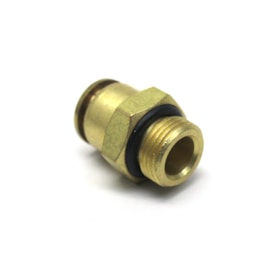RGR | 1C452535ANA | CONEXAO RETA ENGATE RAPIDO (ENGATE RAPIDO PARA TUBO TECALON 12X9) ROSCA MACHO 3/8 NPT