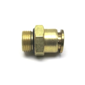 RGR | 1C452535ANA | CONEXAO RETA ENGATE RAPIDO (ENGATE RAPIDO PARA TUBO TECALON 12X9) ROSCA MACHO 3/8 NPT