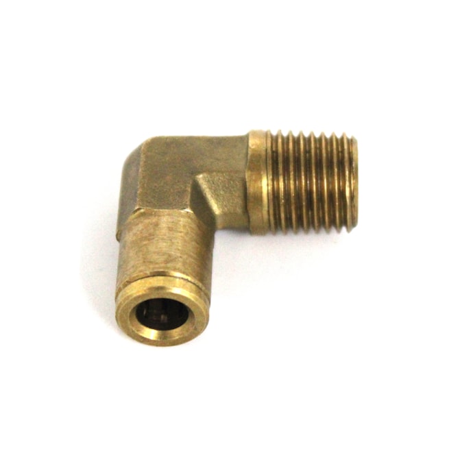 RGR | 1C452535BFA | CONEXAO/COTOVELO 90 GRAUS 1/4 NPT X 1/4 (ENGATE RAPIDO PARA TUBO TECALON 1/4 = 6,35MM) (ROSCA FIXA) (METAL) FORD-ee34f08b-c197-42cc-91fb-5cd3c9d9427b