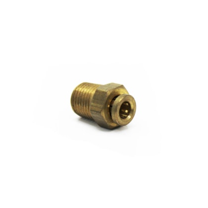 RGR | CI085104 | CONEXAO RETA MACHO 1/4 (ENGATE RAPIDO 6MM 6X4)