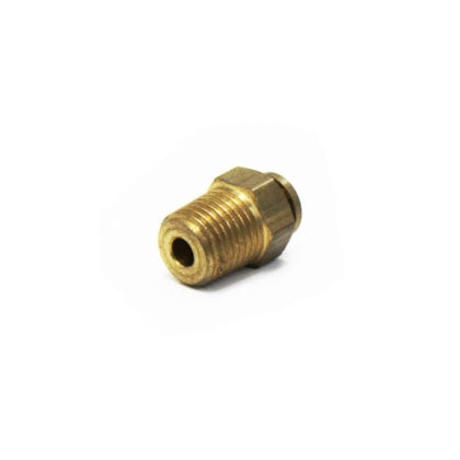 RGR | CI085104 | CONEXAO RETA MACHO 1/4 (ENGATE RAPIDO 6MM 6X4)