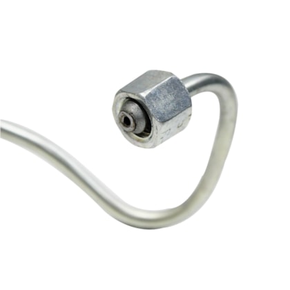 RIGITEC | BF8T9A556AA | TUBO/CANO BICO INJETOR 2 CILINDRO CARGO 712 F350/F4000 MOTOR CUMMINS 4CIL  SERIE B/BT (BOMBA ROTATIVA) (PORCAS A/A)