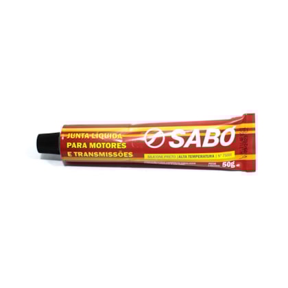 SABO | 75000 | COLA/SILICONE PRETO/BLACK 50GR (-60º A 250º)MB