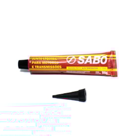 SABO | 75000 | COLA/SILICONE PRETO/BLACK 50GR (-60º A 250º) USO UNIVERSAL