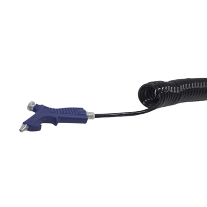 SBU | 0830A014LCPR | MANGUEIRA ESPIRAL DE LIMPEZA USO GERAL COM PISTOLA (5 METROS) (TUBO/TECALON PA 5,5MM X 8MM (PRETA)