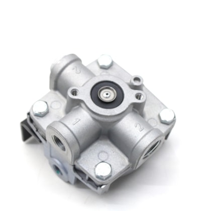 SCHULZ | 81630510 | VALVULA RELE FORD/VW (ROSCA PARA CONEXOES 3/8 NPT + 1/2 NPT + 1/4 NPT) (COM SUPORTE FURO M10)