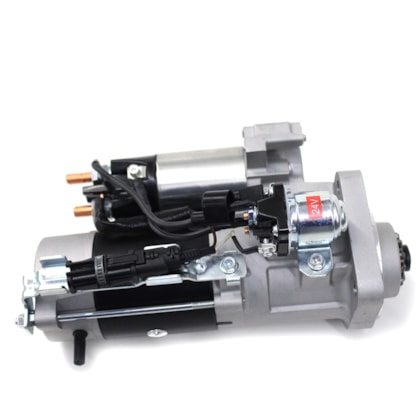 SEG/BOSCH | 07W911023 | MOTOR PARTIDA 24V 4KW VW CONSTELLATION/WORKER/ONIBUS MOTOR D08 EURO 5 (PINHAO/BENDIX 12 DENTES) (MONTADO SEM MANCAL/FOCINHO)