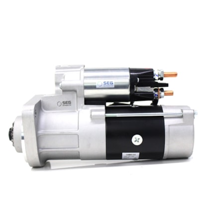 SEG/BOSCH | 07W911023 | MOTOR PARTIDA 24V 4KW VW CONSTELLATION/WORKER/ONIBUS MOTOR D08 EURO 5 (PINHAO/BENDIX 12 DENTES) (MONTADO SEM MANCAL/FOCINHO)
