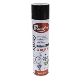 SIEGER | 048243 | TINTA SPRAY WINCOLOR PRETO BRILHANTE 400ML