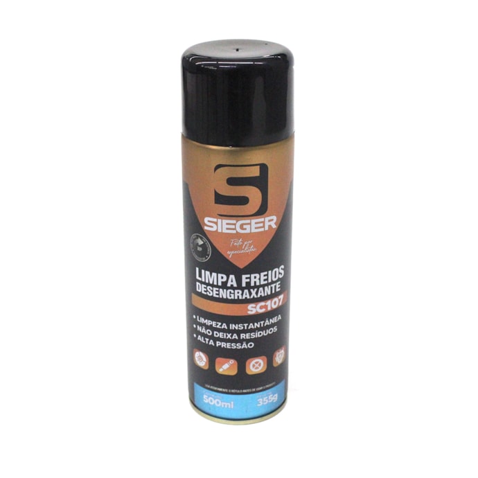 SIEGER | SC107 | SPRAY LIMPA FREIOS DESENGRAXANTE SC107 - 500ML-4b24a361-d4f4-4cc0-8abe-db9df3618698