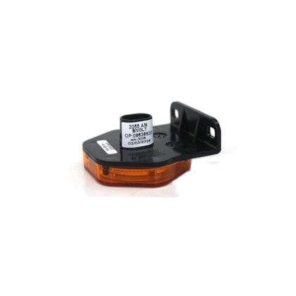 SINALSUL | 2055AM | LANTERNA LED BIVOLT LATERAL BAU/CARRETA (COR AMBAR/AMARELA) COM SUPORTE PARA FIXACAO PARTE SUPERIOR (COM PLUG PADRAO ORIGINAL PARA USO CHICOTE TC1021018 2 VIAS)
