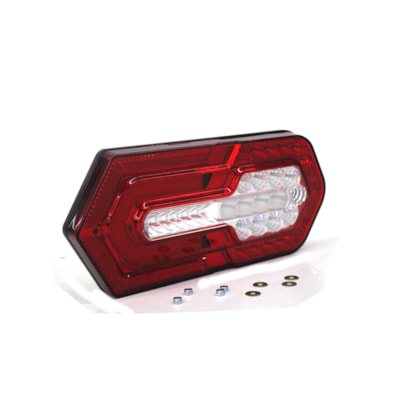 SINALSUL | 2236 | LANTERNA TRASEIRA LD/LE BIVOLT LEDS CARRETA/IMPLEMTOS RODOVIARIOS (CONECTOR 5 VIAS E CONECTOR 2 VIAS AUXILIAR)(USE CHICOTE 5 VIAS TC1051088 (1) + 2 VIAS TC1021018 (2))