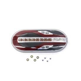 SINALSUL | 2350 | LANTERNA TRASEIRA LD/LE BIVOLT LEDS CARRETA/IMPLEMTOS RODOVIARIOS (CONECTOR 5 VIAS E CONECTOR 2 VIAS AUXILIAR) (USE CHICOTE 5 VIAS TC1051088 (1) + 2 VIAS TC1021018 (2))