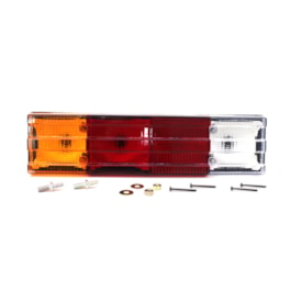 SINALSUL | CC4513404AB | LANTERNA TRASEIRA TRICOLOR LD FORD CARGO MODERNO | MB ACCELO/ATEGO/HPN 1620 (SEM VIGIA/LUZ PLACA) (COM CONECTOR/PLUG RETANGULAR 5 VIAS)