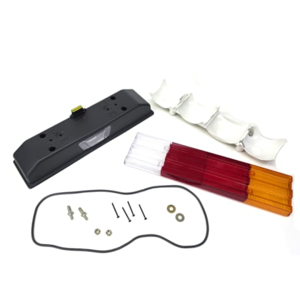 SINALSUL | CC4513405AB | LANTERNA TRASEIRA TRICOLOR LE FORD CARGO MODERNO | MB ACCELO/ATEGO/HPN 1620 (COM VIGIA/LUZ PLACA) (COM CONECTOR/PLUG RETANGULAR 5 VIAS)