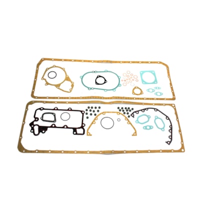 SPAAL | 48404ORBI | JG JUNTAS MOTOR COMPLETO MB MOTOR OM457LA (COM JUNTA PARA CABECOTE COM REBAIXO) (JUNTA BORRACHA PARA TAMPA PLASTICA)