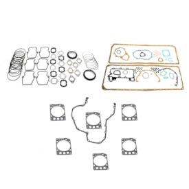 SPAAL | 48404ORBI | JG JUNTAS MOTOR COMPLETO MB MOTOR OM457LA (COM JUNTA PARA CABECOTE COM REBAIXO) (JUNTA BORRACHA PARA TAMPA PLASTICA)