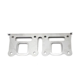 SPAAL | 72823AC | JUNTA (METALICA) COLETOR ESCAPE (QUADRADA DUPLA COM FURO EXTRA) VW MOTOR MAN D0834/D0836 4CIL/6CIL EURO 5