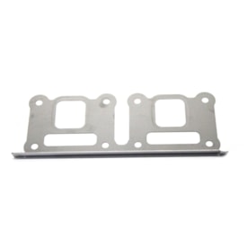 SPAAL | 72823AC | JUNTA (METALICA) COLETOR ESCAPE (QUADRADA DUPLA COM FURO EXTRA) VW MOTOR MAN D0834/D0836 4CIL/6CIL EURO 5