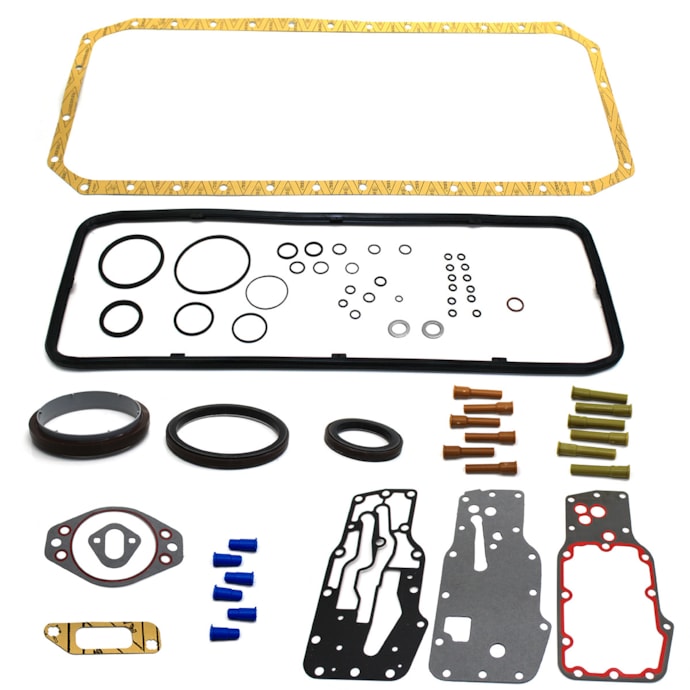 SPAAL JUNTAS | 60560ORRB | JG JUNTAS INFERIOR FORD/VW MOTOR CUMMINS SERIE ISBE 5.9 6CIL (COM 2 JUNTAS CARTER 60216AN DE PAPEL + 60216BO DE BORRACHA)-759115dc-7d1d-493f-93c3-55581a84ccce