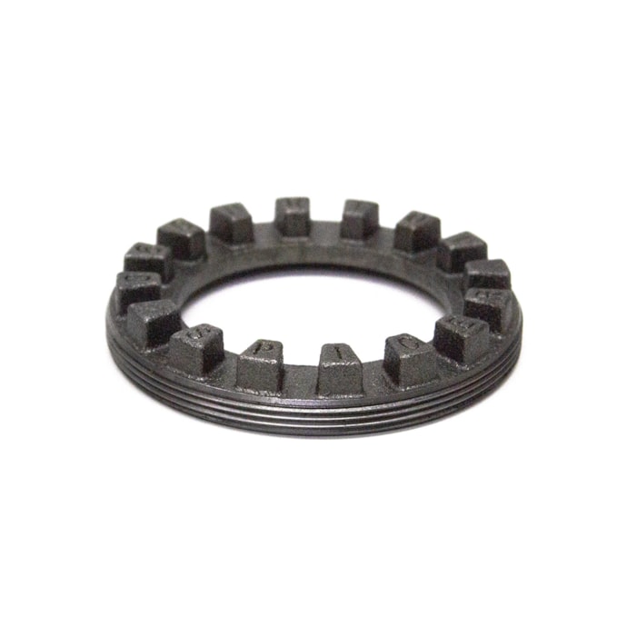 SPICER DANA | 360HR101 | PORCA CASTELO AJUSTE ROLAMENTO LATERAL COROA VW NOVO DELIVERY 11180 | FORD CARGO 1119 2014/2018 EIXO DANA S130 (77X115,50MM)-f35834dd-6d4c-4e43-ba2a-4f2ed4850f7c