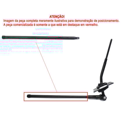 SUK PARTS | SUK236 | VARAO/HASTE ALAVANCA CAMBIO VW CONSTELLATION 17250/19320/19370/24250/25320/25370/26370 (FECHADO 557MM X ABERTO 1108MM)