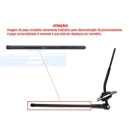 SUK PARTS | SUK289 | VARAO/HASTE ALAVANCA CAMBIO VW CONSTELLATION 13180/15180/26260/31260/31320/31370 (FECHADA 495MM X ABERTA 950MM)