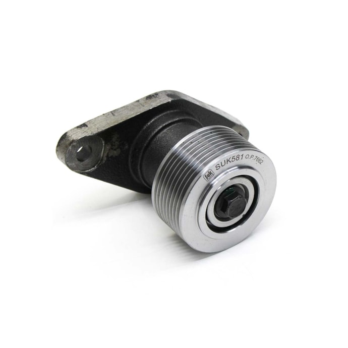 SUK PARTS | SUK581 | SUPORTE COMPLETO COM POLIA ESTRIADA E PARAFUSO BOMBA COMBUSTIVEL FORD CARGO NOVO PANDA-4b7848be-fb9d-4c6f-b513-0a8e07856d05