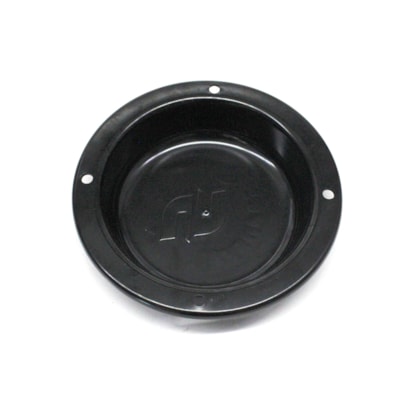 SUSPENSYS | OU059 | TAMPA/CALOTA GRAXA 4F CUBO 9090 EIXO TANDEN E CARRETA/TRUCK RANDON/SUSPENSYS/FACCHINI (205MM - CENTRO A CENTRO DE FURO 183MM - ALTURA 54MM) (COM LOGOMARCA SUSPENSYS)