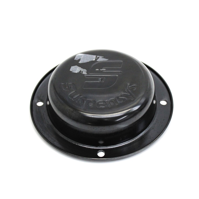 SUSPENSYS | OU100 | TAMPA/CALOTA GRAXA 4F CUBO 8090 EIXO TANDEN E CARRETA/TRUCK (180MM - CENTRO A CENTRO DE FURO 162MM - ALTURA 48MM) (COM LOGOMARCA SUSPENSYS)-d098c22a-e15c-41f6-8a9c-82768888abd1