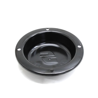 SUSPENSYS | OU100 | TAMPA/CALOTA GRAXA 4F CUBO 8090 EIXO TANDEN E CARRETA/TRUCK (180MM - CENTRO A CENTRO DE FURO 162MM - ALTURA 48MM) (COM LOGOMARCA SUSPENSYS)